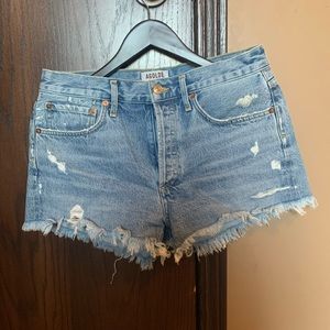 Agolde Parker Denim Shorts